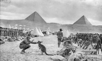 Australian troops in Egypt